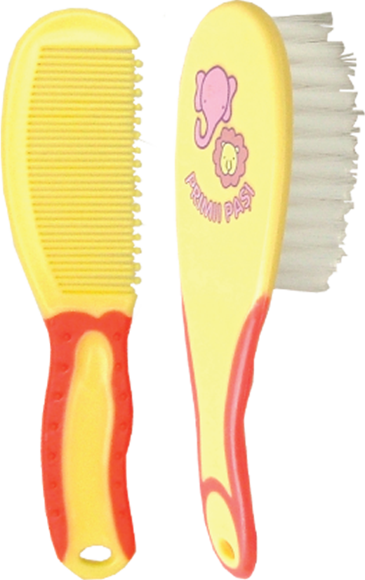 Primii Pasi Set Perie si Pieptene Par Bebe, Set Perie si Pieptene, 1buc