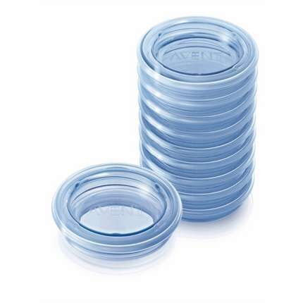 AVENT VIA Set capace x 10 buc Refolosibile, Recipiente,10 buc