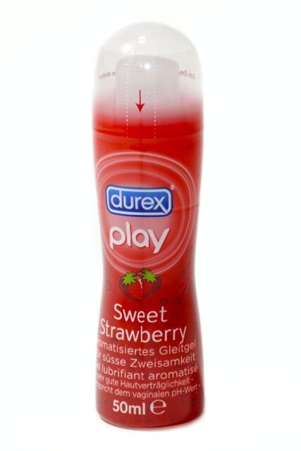 Durex Play Sweet Strawberry Pump Gel Lubrifiant, Gel, 50ml