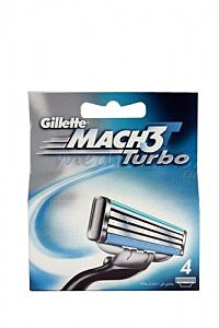 Gillette Mach 3 Turbo Rezerve, Rezerve, 4buc
