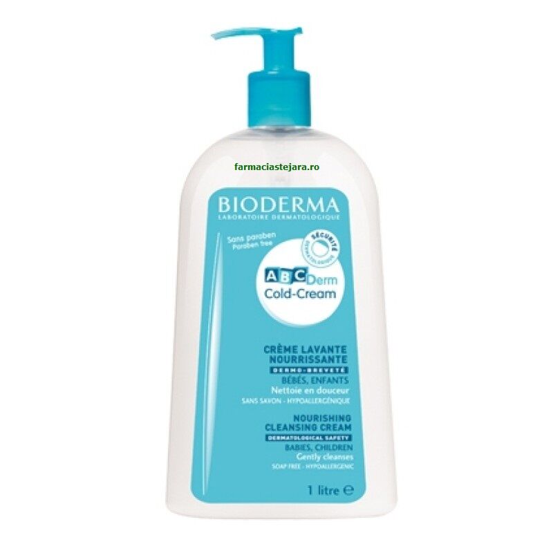 BIODERMA ABCDerm Cold Cream Crema de Spalare, Crema, 1000ml