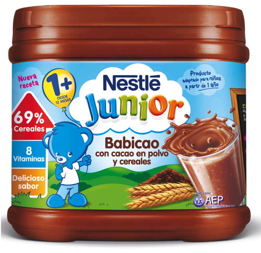 NESTLE Junior Babicao Pudra Cereale 12+ Luni, Cereale, 400g