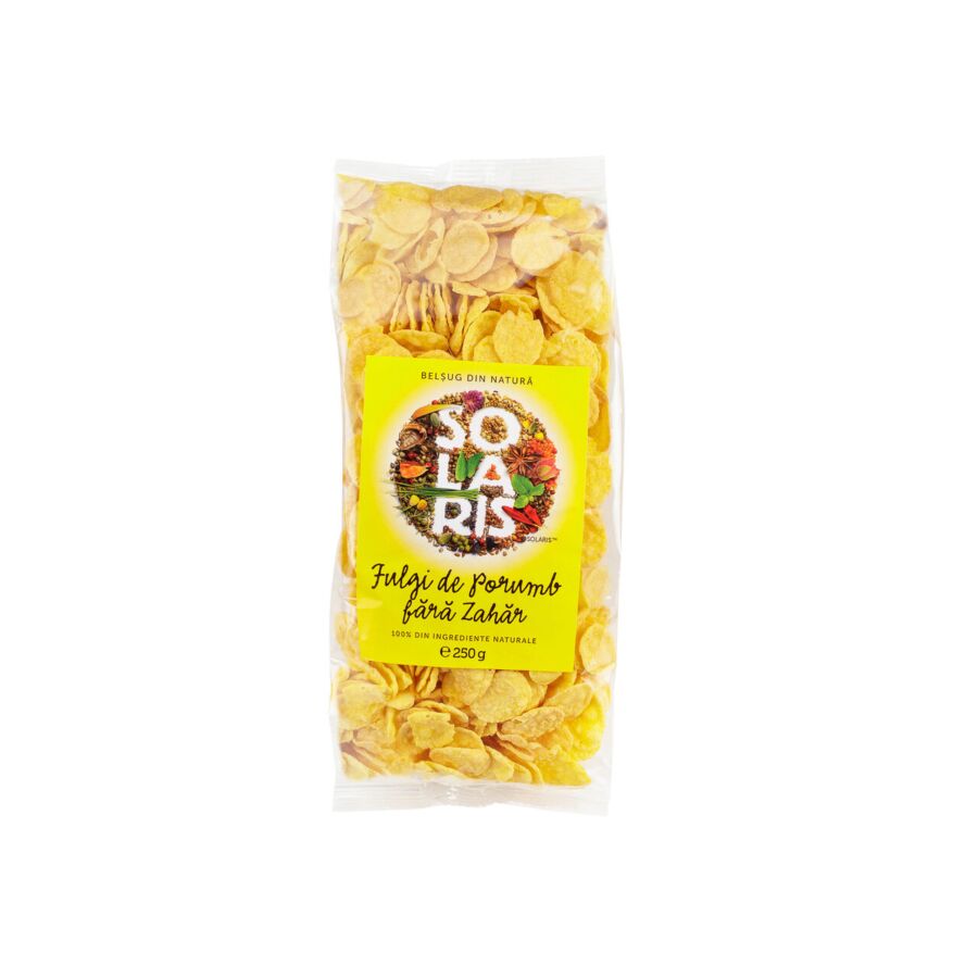 Solaris Fulgi De Porumb Fara Zahar, Fulgi, 250gr