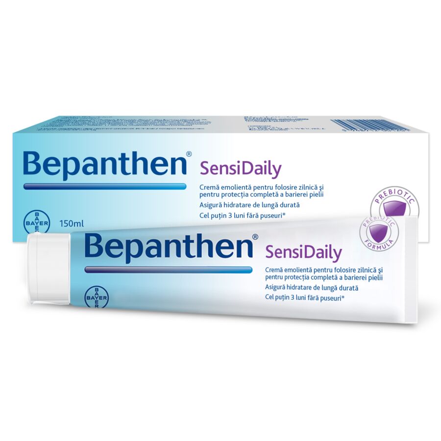 Bepanthen Sensidaily Crema 150 ml – protectie si ingrijire zilnica pentru pielea sensibila 