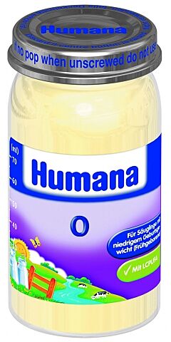 Humana 0 Lapte Lichid Pentru Prematuri Si Dismaturi, Lapte, 90ml