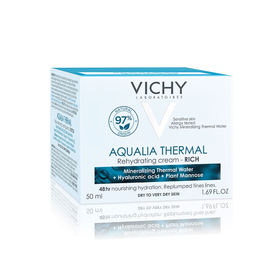 VICHY Aqualia Thermal Crema Rehidratanta  pt Ten Uscat si foarte Uscat, Crema, 50ml