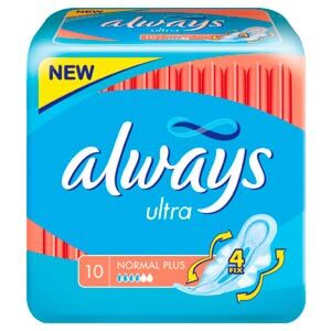 Always Ultra Normal Plus, Absorbante, 10buc