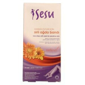 Sesu Benzi Depilatoare cu Ceara pentru Piele Sensibila, 20 buc