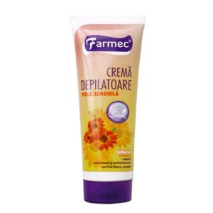 Farmec Crema Depilatoare Piele Sensibila, Crema Depilatoare, 150ml  