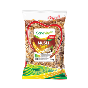 Sano Vita Musli Nuts, Musli, 500gr
