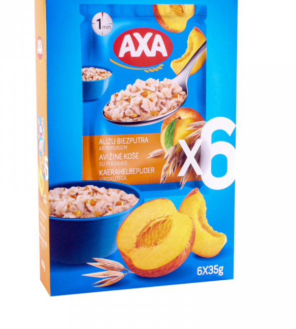 Sano Vita Porridge Instant De Ovaz Cu Piersici, Ovaz, 6x35gr