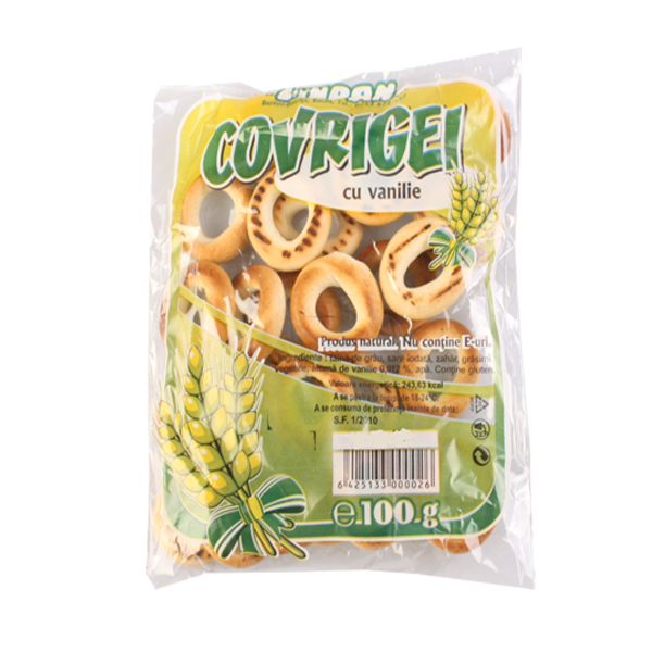 Sano Vita Covrigi Cu Vanilie, Covrigi, 100gr