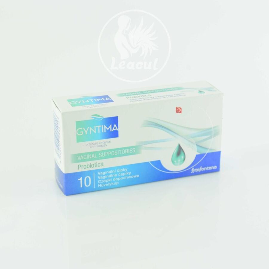 Gyntima - Supozitoare Vaginale, Supozitoare, 10 buc