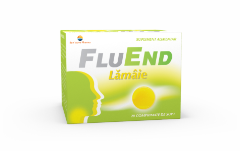 Sun Wave FluEnd Lamaie Comprimate, Comprimate, 20buc