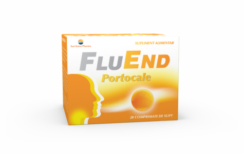 Sun Wave FluEnd Portocale Comprimate, Comprimate, 20buc