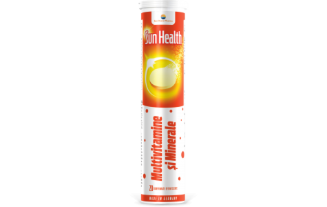 Sun Wave Sun Health Multivitamine si Minerale Comprimate Efervescente, Comprimate, 20buc