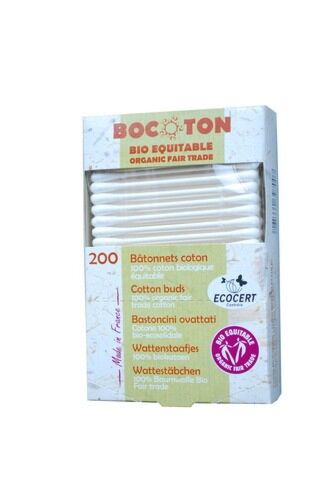 Betisoare de Urechi Bio Bocoton, 100 buc