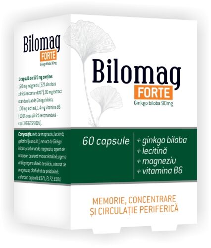 Bilomag Forte Capsule, Capsule, 60 buc