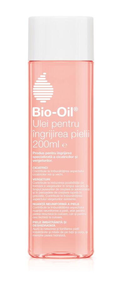 Bio Oil Ulei Vitaminizant Antivergeturi Si Anticicatrici, Ulei, 200 ml