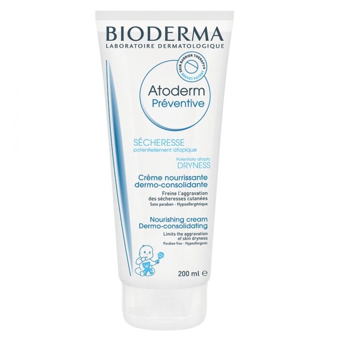 Bioderma Atoderm Preventive, Crema, 200ml + Vanity Case Trusa Cosmetice CADOU