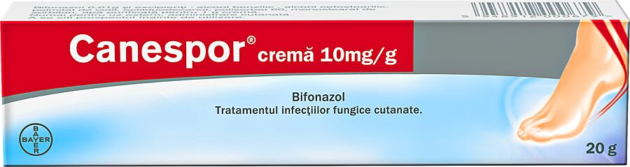 CANESPOR 10 mg/g crema, produs antifungic, 15g