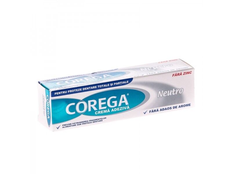 Corega Neutro Adeziv Dentar, Adeziv Dentar, 40gr