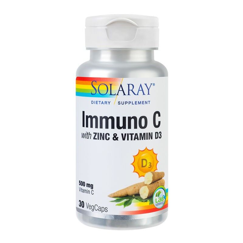 Secom Immuno C Cu Zinc Si Vitamin D3 Capsule Vegetale, Capsule 30buc