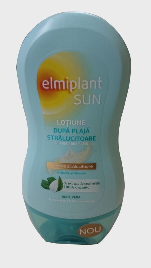 Elmiplant Sun Lotiune Dupa Plaja Stralucitoare Cu Aloe Vera, Lotiune, 200 ml 