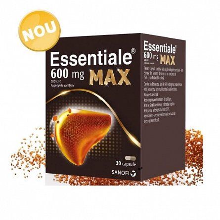 Essentiale MAX 600mg Capsule, Capsule, 30buc