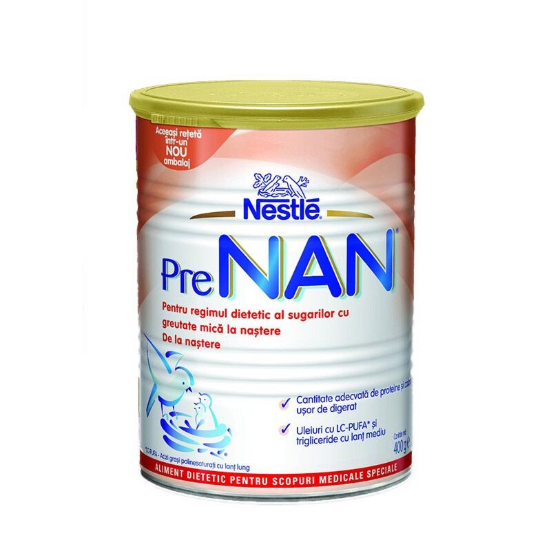 NESTLE Pre Nan LC-PUFA, Lapte Praf, 400g