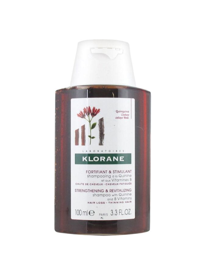 Travel Size Klorane Sampon Quinina + Vitamina B6 2+1 Gratis, Sampon, 100ml