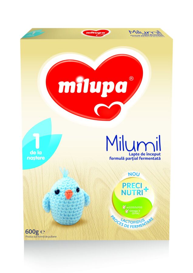 Milupa Milumil 1 Lapte, Lapte Praf, 600g