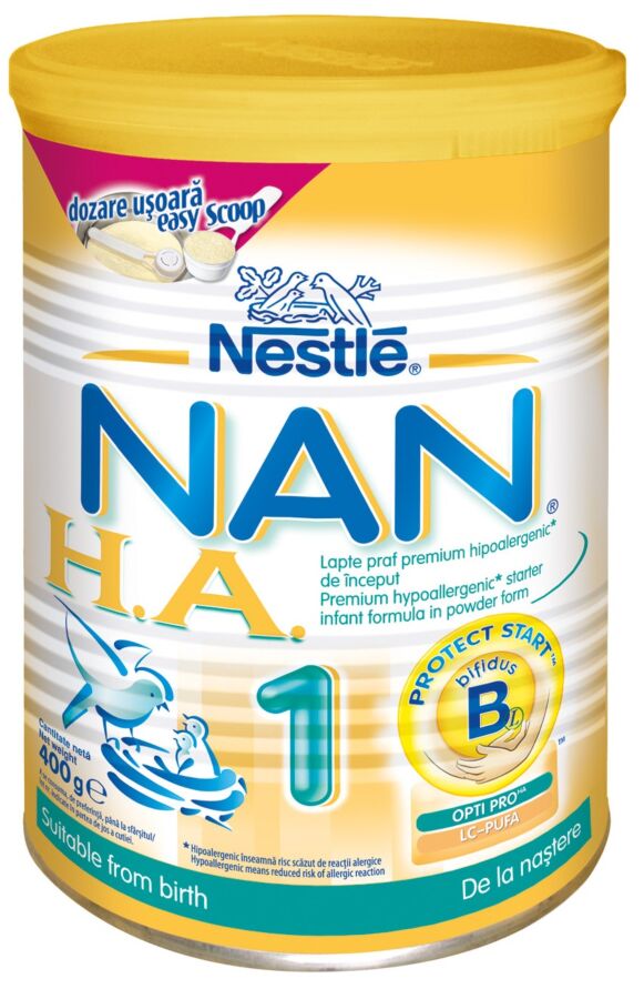 NESTLE Nan HA1 Lapte, Lapte praf, 400g