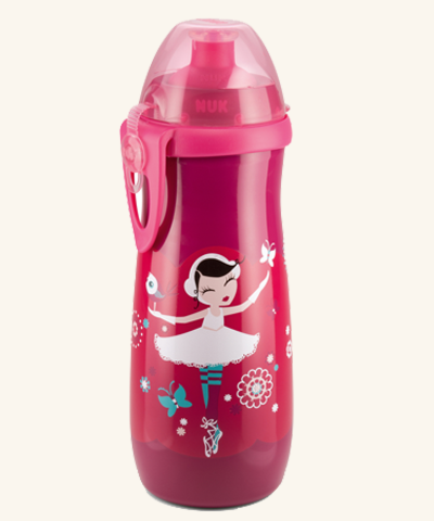 NUK Cana Sport FIRST CHOICE 450 ml Cu Adaptor Push-Pull, Cana sport, 1 buc
