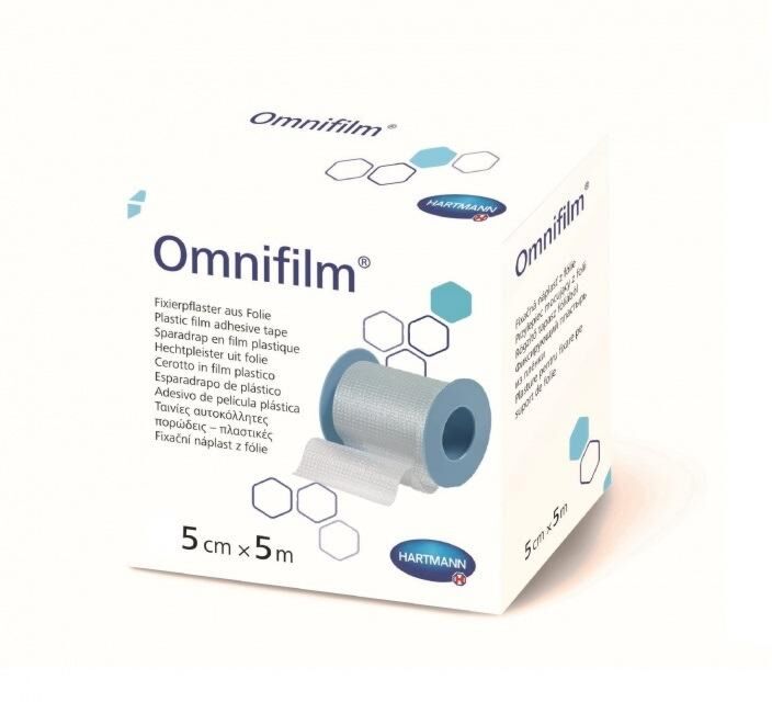 Hartman Omnifilm Plasture in Rola pe Suport de Folie 5cm x 5m, Plasture, 1Rola