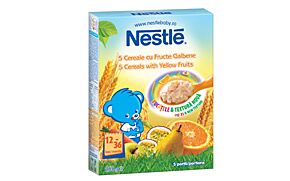 NESTLE  5 Cereale Fructe Galbene 12+Luni, Cereale, 250g