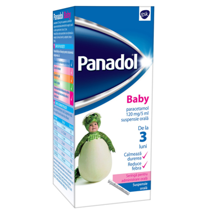 Panadol Baby 24 mg/ml  Suspensie Orala 100 ml