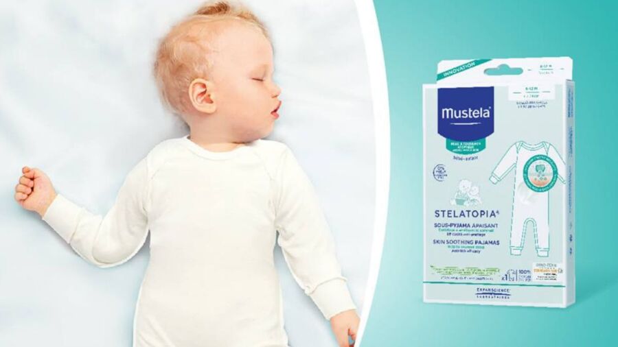 Mustela Stelatopia Pijama Cu Efect Calmant  6-12Luni ( 67-74cm), Pijama, 1buc