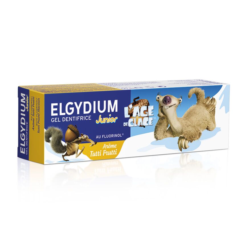 PFOC Elgydium Ice Age Junior Pasta De Dinti 7-12 Ani Tutti Frutti, Pasta De Dinti, 50ml