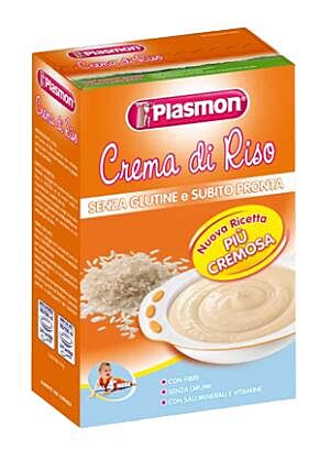 Plasmon Crema De Orez Fara Gluten 4+ Luni, Crema, 200gr