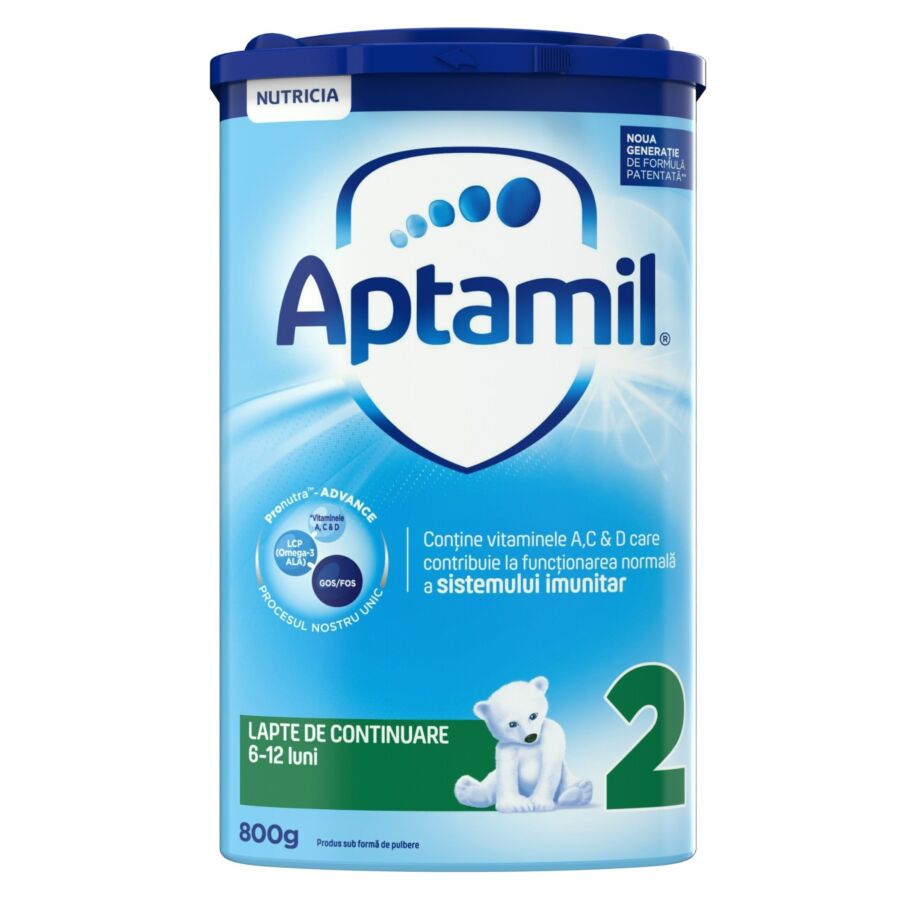 Aptamil 2 Lapte, Lapte Praf, 800gr