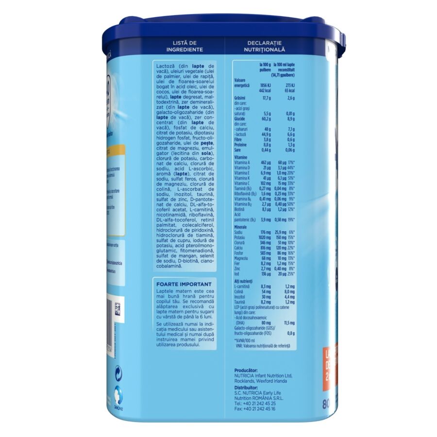 Aptamil Junior 2+ Lapte, Lapte Praf, 800gr