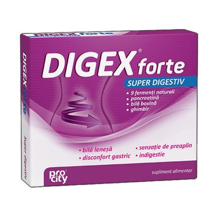 Digex Forte Super Digestiv Capsule, Capsule, 10buc