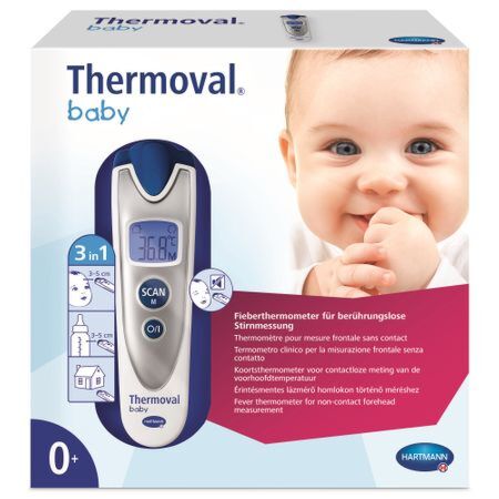 Hartman Thermoval BabyTermometru, Non-Contact, 3 Functii De Masurare,Termometru, 1buc