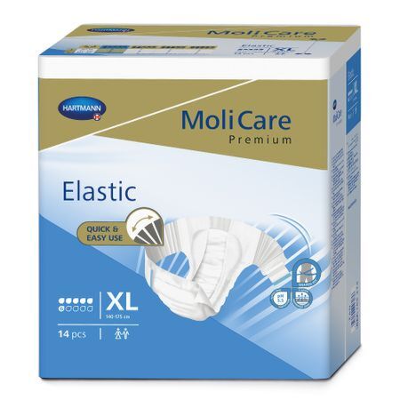 Hartmann Molicare Premium Elastic 6 pic Marimea XL, Scutece, 14buc