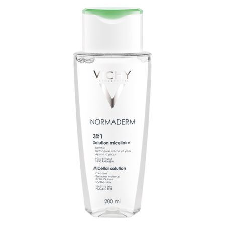 VICHY Normaderm Solutie Micelara de Curatare si Demachiere, Solutie Micelara, 200ml