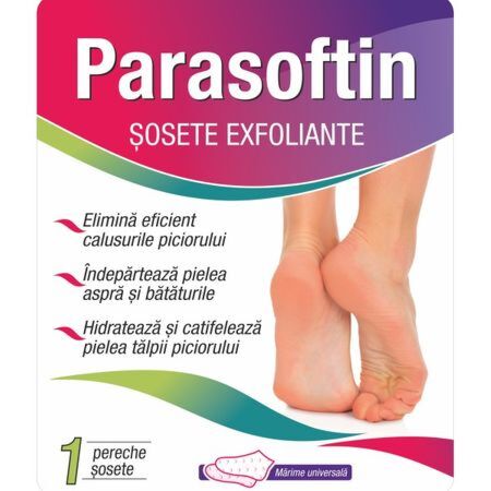 Parasoftin Sosete Exfoliante, Sosete, 1Pereche