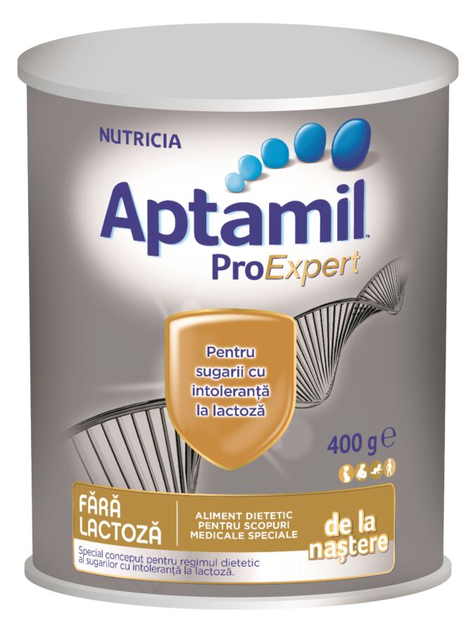 Aptamil Fara Lactoza Lapte, Lapte Praf, 400gr