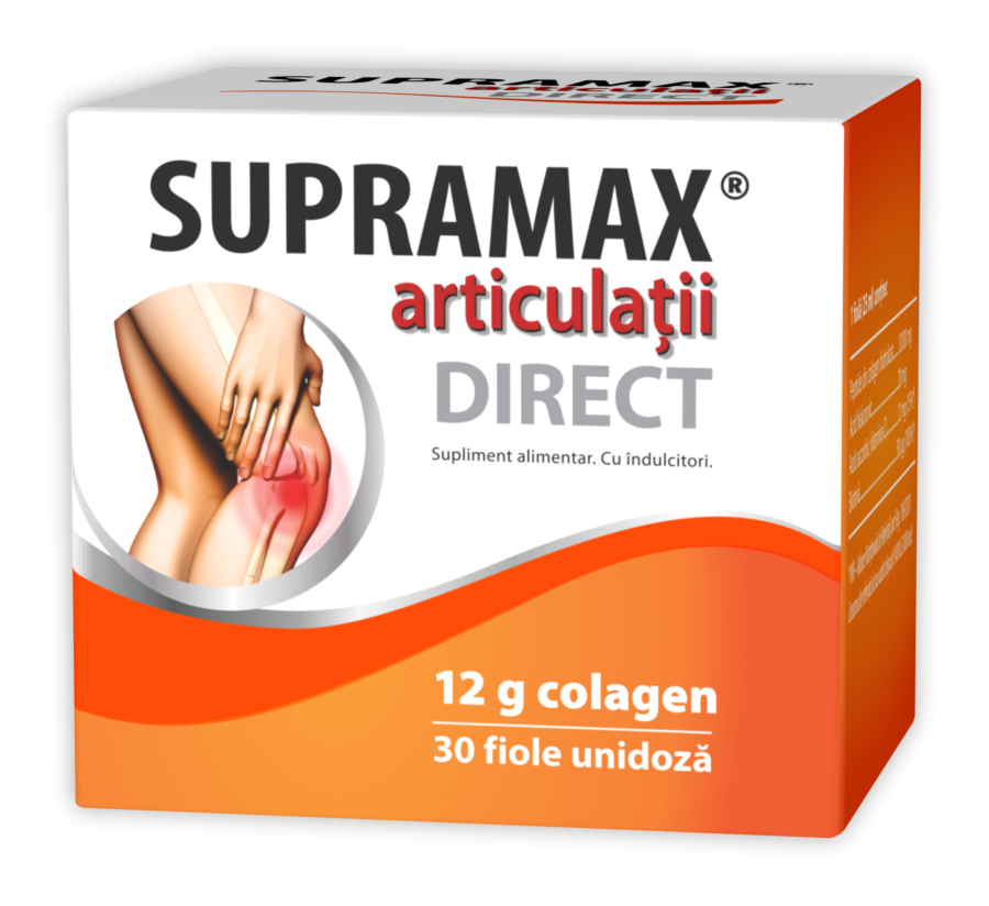 Supramax Articulatii Direct 12 gr Colagen, Fiole Unidoza, 30buc