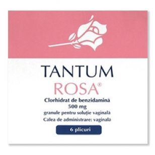 Tantum Rosa 500mg Pulbere, Plicuri, 6 buc